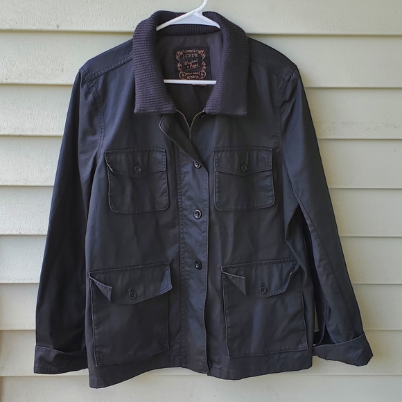 J Crew washed and aged utility jacket